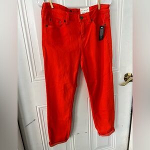 Women’s Stylus skinny ankle orange pants